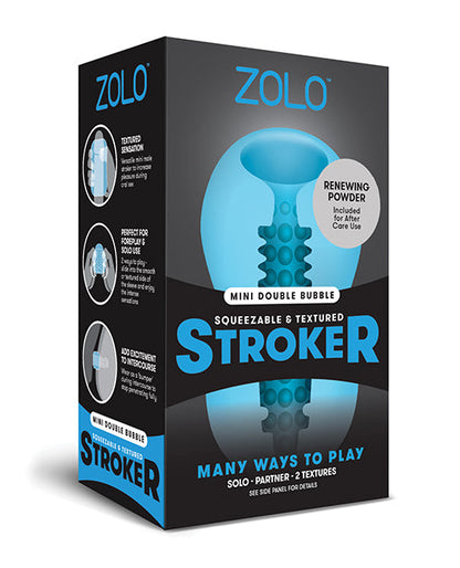 ZOLO Mini Double Bubble Stroker - Bleu