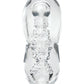 ZOLO Gripz Masturbateur pointillé - Transparent