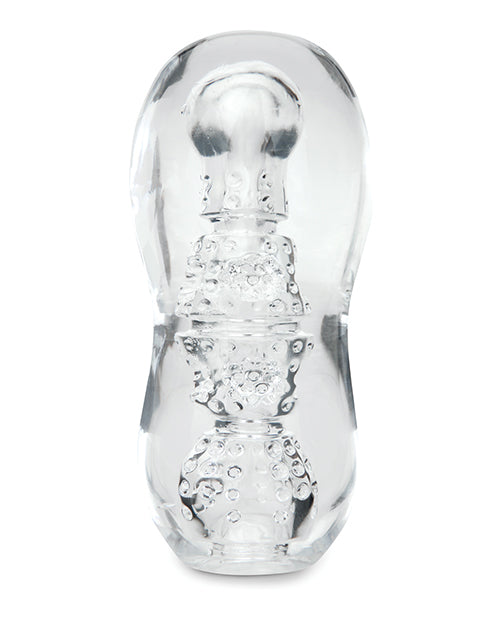 ZOLO Gripz Masturbateur pointillé - Transparent
