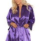 Plus Size Sexy Satin Robe