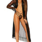 Dotted Mesh Robe