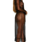Dotted Mesh Robe