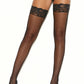 Stay Up Lace Top Fishnets