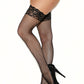 Lace Top Net Thigh Highs