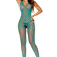 Patterned Jade Bodystocking