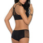 Black Seamless Bralette Set