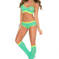 Neon Stripes Cami Top Set