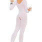 Long Sleeve Opaque Bodystocking