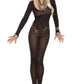 Long Sleeve Opaque Bodystocking
