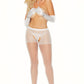 Plus Size Open Crotch Pantyhose