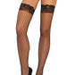 Fence Net Stockings with Lace