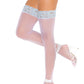 Plus Size Blue and White Stockings