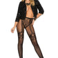 Fishnet and Lace Pantyhose