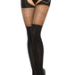 Opaque and Net Crotchless Pantyhose
