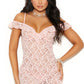 Baby Pink Off the Shoulder Chemise