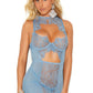 Baby Blue Keyhole Chemise