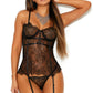 Eyelash Lace Bustier
