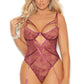 Plus Dusty Lace Teddy