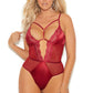 Plus Size Burgundy Beauty Teddy
