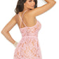 Cotton Candy Eyelash Lace Romper