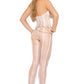 White Net Cupless Bodystocking