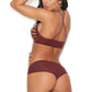 Seamless Burgundy Cami Set