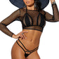 Long Sleeve Crochet Top