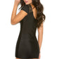 Short Sleeve Boho Mini Dress