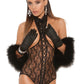 Lace Cupless Crotchless Teddy