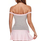Pink and Grey Dress