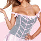 Pink and Grey Dress