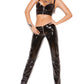 Vinyl Zipper Pants