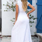 Lace Trim Flyaway Dress