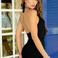 Cowl Neck Halter Dress
