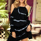 Black and White Tie Dye Dress