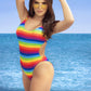 Rainbow Stripes One Piece