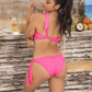 Hot Pink Strappy Bikini