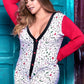 Plus Size Button Down Holiday Romper