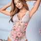 Flirty Floral Cage Teddy