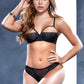 Strappy Lace Bra and Panty Set