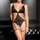 Delicate Lace Strappy Teddy