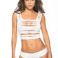Slashed Crop Top