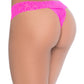 Peek-a-Boo Crotchless Thong