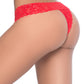 Peek-a-Boo Crotchless Thong