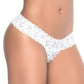 Peek-a-Boo Crotchless Thong