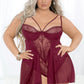 Plus Size Patterned Teddy Doll