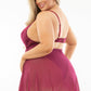 Plus Size Patterned Teddy Doll