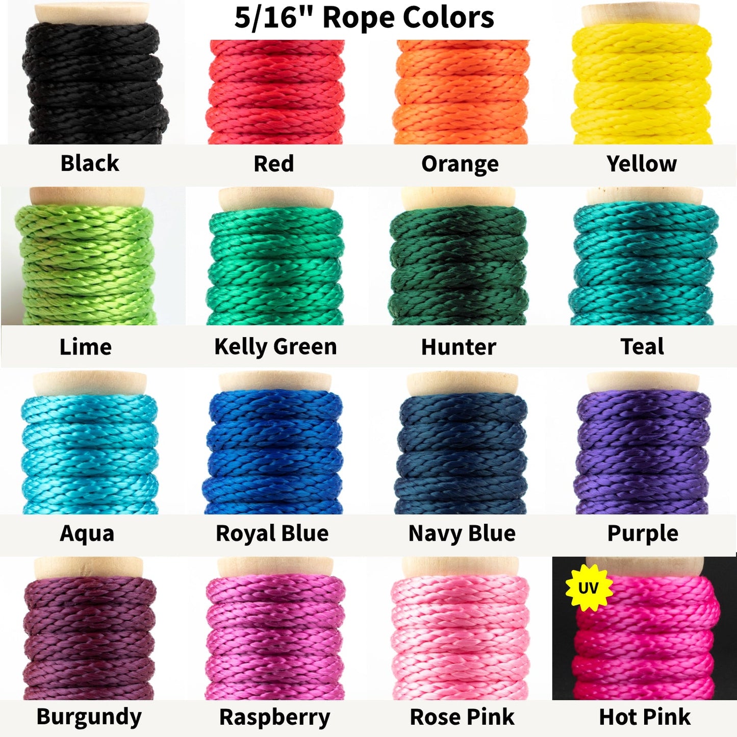 Corde Bondage MFP - 5/16" / 8mm - Tresse Solide - pour Shibari ou Suspension