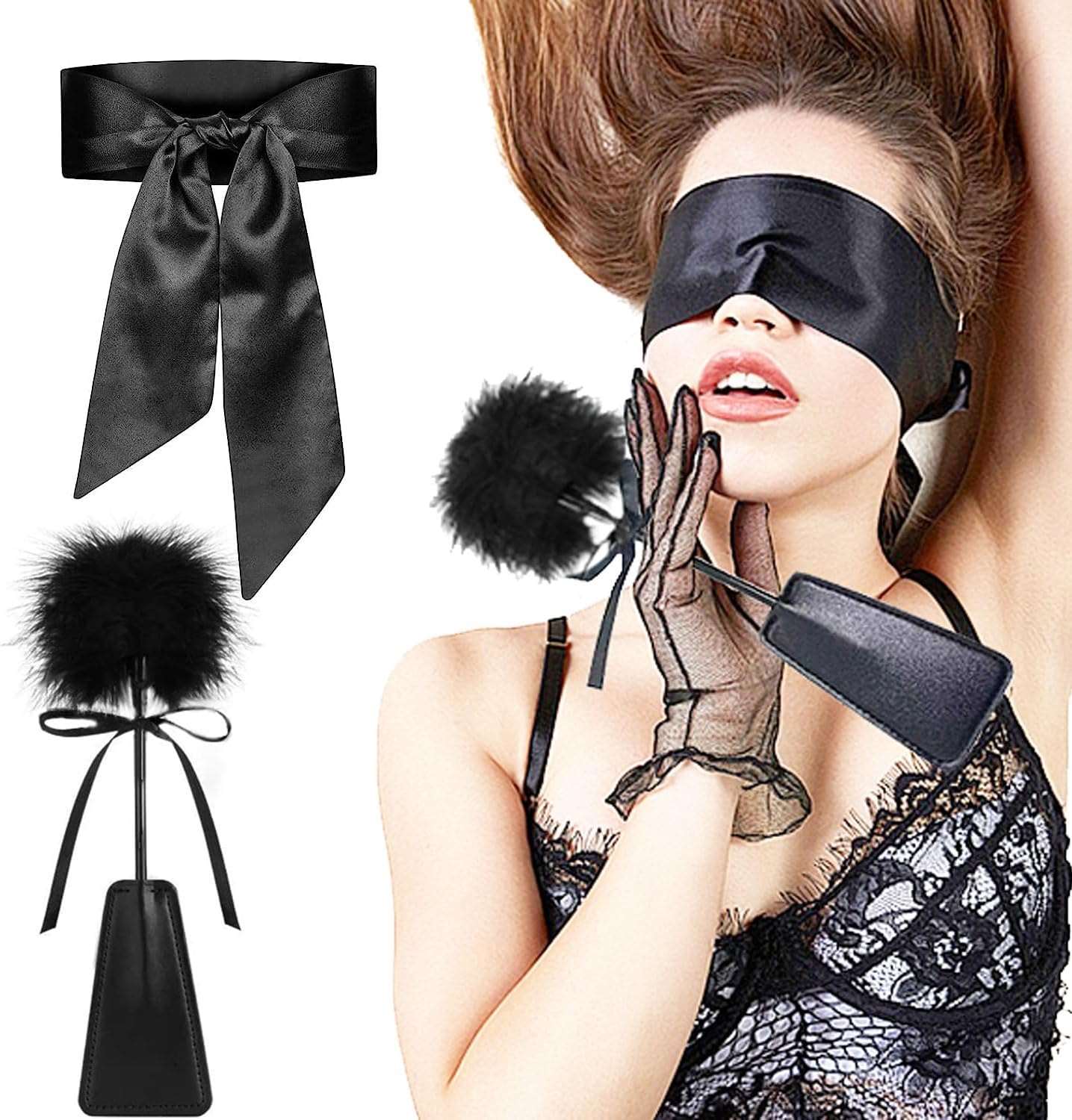 Kit BDSM de sujeción y restricción para cama