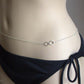 Silver Body Waist Chain- Infinity